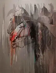 HAKAN ERASLAN tarafından 2018 yılında 100x80 cm ölçülerinde Tuval üzeri yağlı boya tekniği ile yapılmıştır.