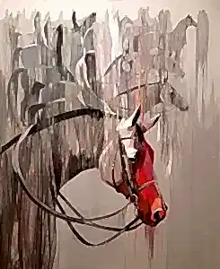 HAKAN ERASLAN tarafından 2018 yılında 100x80 cm ölçülerinde Tuval üzeri yağlı boya tekniği ile yapılmıştır.