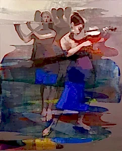 HAKAN ERASLAN tarafından 2017 yılında 100x80 cm ölçülerinde Tuval üzeri yağlı boya tekniği ile yapılmıştır.