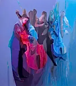 HAKAN ERASLAN tarafından 2024 yılında 100x90 cm ölçülerinde Tuval üzeri akrilik boya tekniği ile yapılmıştır.