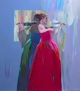 HAKAN ERASLAN tarafından 2024 yılında 100x90 cm ölçülerinde Tuval üzeri akrilik boya tekniği ile yapılmıştır.