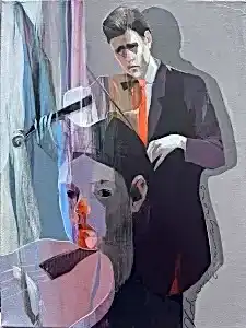 HAKAN ERASLAN tarafından 2024 yılında 40x30 cm ölçülerinde Tuval üzeri akrilik boya tekniği ile yapılmıştır.