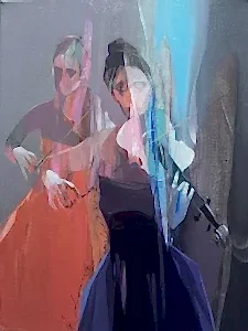 HAKAN ERASLAN tarafından 2024 yılında 40x30 cm ölçülerinde Tuval üzeri akrilik boya tekniği ile yapılmıştır.