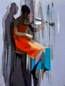 HAKAN ERASLAN tarafından 2024 yılında 40x30 cm ölçülerinde Tuval üzeri akrilik boya tekniği ile yapılmıştır.