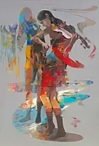 HAKAN ERASLAN tarafından 100x70 cm ölçülerinde Tuval üzeri yağlı boya tekniği ile yapılmıştır.