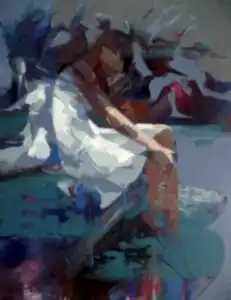 HAKAN ERASLAN tarafından 2014 yılında 92x73 cm ölçülerinde Tuval üzeri akrilik boya tekniği ile yapılmıştır.