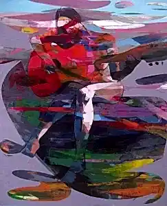 HAKAN ERASLAN tarafından 2014 yılında 150x126 cm ölçülerinde Tuval üzeri akrilik boya tekniği ile yapılmıştır.