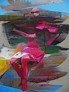 HAKAN ERASLAN tarafından 2014 yılında 41x33 cm ölçülerinde Tuval üzeri akrilik boya tekniği ile yapılmıştır.