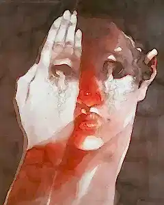 HAKAN ERASLAN tarafından 2023 yılında 41x29 cm ölçülerinde Kağıt üzeri sulu boya tekniği ile yapılmıştır.