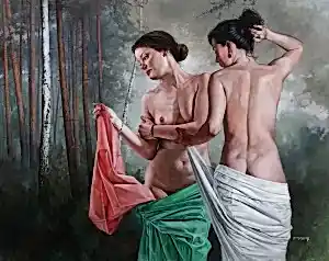 HASAN SAYGIN tarafından 2020 yılında 146x114 cm ölçülerinde Tuval üzeri yağlı boya tekniği ile yapılmıştır.