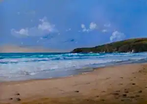 HASAN SAYGIN tarafından 70x50 cm ölçülerinde Kağıt üzeri pastel boya tekniği ile yapılmıştır.