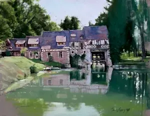 HASAN SAYGIN tarafından 33x43 cm ölçülerinde Kağıt üzeri pastel boya tekniği ile yapılmıştır.