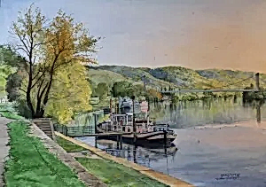 HASAN SAYGIN tarafından 2015 yılında 92x65 cm ölçülerinde Kağıt üzeri sulu boya tekniği ile yapılmıştır.