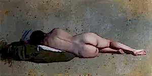 HASAN SAYGIN tarafından 2015 yılında 120x60 cm ölçülerinde Tuval üzeri yağlı boya tekniği ile yapılmıştır.