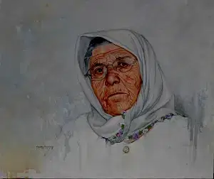 HASAN SAYGIN tarafından 2008 yılında 55x38 cm ölçülerinde Tuval üzeri yağlı boya tekniği ile yapılmıştır.