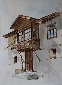 HASAN SAYGIN tarafından 2014 yılında 70x52 cm ölçülerinde Kağıt üzeri sulu boya tekniği ile yapılmıştır.