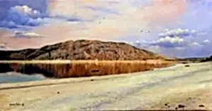 HASAN SAYGIN tarafından 2009 yılında 40x80 cm ölçülerinde Tuval üzeri yağlı boya tekniği ile yapılmıştır.