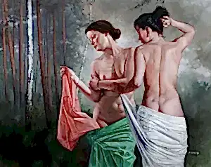 HASAN SAYGIN tarafından 2020 yılında 114x146 cm ölçülerinde Tuval üzeri yağlı boya tekniği ile yapılmıştır.