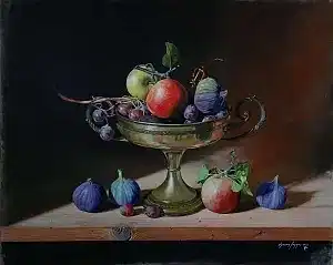 HASAN SAYGIN tarafından 2022 yılında 65x81 cm ölçülerinde Tuval üzeri yağlı boya tekniği ile yapılmıştır.