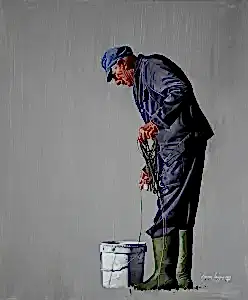 HASAN SAYGIN tarafından 2023 yılında 65x54 cm ölçülerinde Tuval üzeri yağlı boya tekniği ile yapılmıştır.