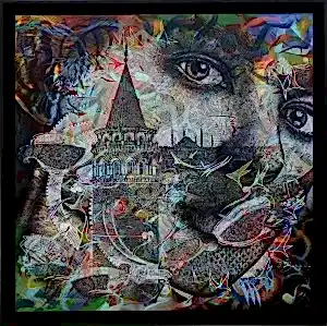 ENGİN KORKMAZ tarafından 2019 yılında 90x90 cm ölçülerinde Tuval üzeri akrilik boya tekniği ile yapılmıştır.