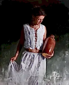 HASAN SAYGIN tarafından 100x81 cm ölçülerinde Tuval üzeri yağlı boya tekniği ile yapılmıştır.