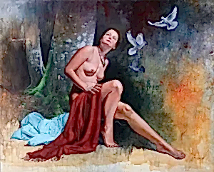 HASAN SAYGIN tarafından 130x162 cm ölçülerinde Tuval üzeri yağlı boya tekniği ile yapılmıştır.