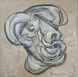 ALİ HERİSCHİ tarafından 2020 yılında 60x60 cm ölçülerinde Kağıt üzeri karışık teknik tekniği ile yapılmıştır.