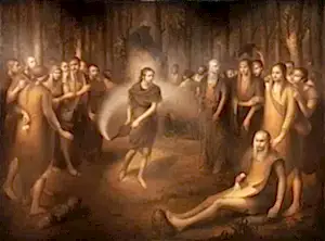 SERTAP YEĞİN tarafından 2020 yılında 180x240 cm ölçülerinde Tuval üzeri yağlı boya tekniği ile yapılmıştır.