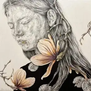 ILGIN ERDEM tarafından 2023 yılında 100x100 cm ölçülerinde Tuval üzeri yağlı&nbsp;boya tekniği ile yapılmıştır.