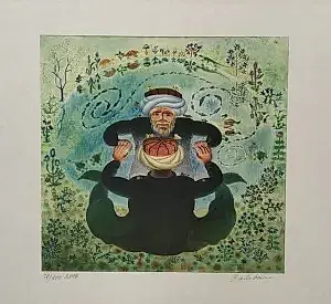 İBRAHİM BALABAN tarafından 2018 yılında 50x55 cm ölçülerinde Dijital Ögün Baskı Edisyon: 77/100 tekniği ile yapılmıştır.