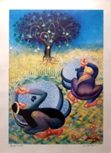 İBRAHİM BALABAN tarafından 2018 yılında 70x50 cm ölçülerinde Dijital Ögün Baskı Edisyon: 80/100 tekniği ile yapılmıştır.