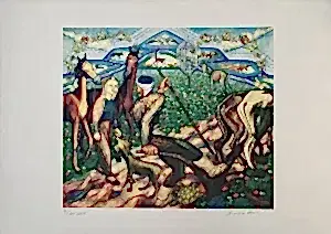 İBRAHİM BALABAN tarafından 2018 yılında 50x70 cm ölçülerinde Dijital Ögün Baskı Edisyon: 77/100 tekniği ile yapılmıştır.