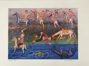 İBRAHİM BALABAN tarafından 2018 yılında 50x70 cm ölçülerinde Dijital Ögün Baskı Edisyon: 76/100 tekniği ile yapılmıştır.