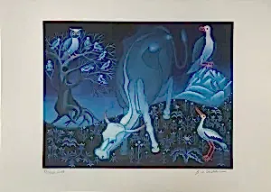 İBRAHİM BALABAN tarafından 2018 yılında 50x70 cm ölçülerinde Dijital Ögün Baskı Edisyon: 78/100 tekniği ile yapılmıştır.