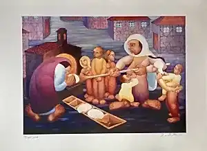 İBRAHİM BALABAN tarafından 2018 yılında 50x70 cm ölçülerinde Dijital Ögün Baskı Edisyon: 80/100 tekniği ile yapılmıştır.