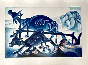 İBRAHİM BALABAN tarafından 2018 yılında 50x70 cm ölçülerinde Dijital Ögün Baskı Edisyon: 77/100 tekniği ile yapılmıştır.