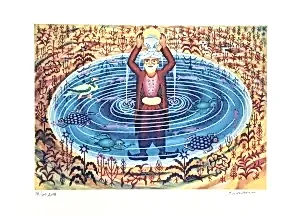 İBRAHİM BALABAN tarafından 2018 yılında 50x70 cm ölçülerinde Dijital Ögün Baskı Edisyon: 77/100 tekniği ile yapılmıştır.