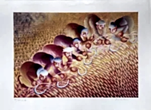 İBRAHİM BALABAN tarafından 2018 yılında 50x70 cm ölçülerinde Dijital Ögün Baskı Edisyon: 77/100 tekniği ile yapılmıştır.