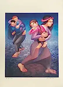 İBRAHİM BALABAN tarafından 2018 yılında 70x50 cm ölçülerinde Dijital Ögün Baskı Edisyon: 77/100 tekniği ile yapılmıştır.