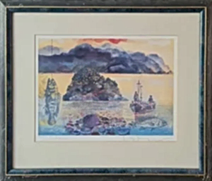 MUSTAFA PİLEVNELİ tarafından 1996 yılında 32x44 cm ölçülerinde Serigrafi 56/100 tekniği ile yapılmıştır.