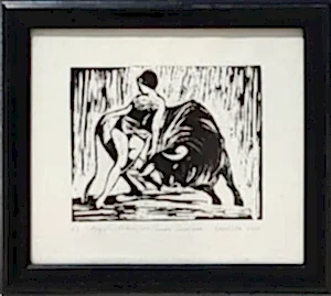 KAYIHAN KESKİNOK tarafından 2008 yılında 21x26 cm ölçülerinde Linol Baskı tekniği ile yapılmıştır.