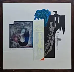 HAYATİ MİSMAN tarafından 1995 yılında 66x69 cm ölçülerinde Gravür 4//50 tekniği ile yapılmıştır.