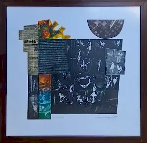 HAYATİ MİSMAN tarafından 1995 yılında 66x69 cm ölçülerinde Gravür 2//50 tekniği ile yapılmıştır.