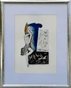 HAYATİ MİSMAN tarafından 1998 yılında 36x26 cm ölçülerinde Gravür Edisyon 7/100 tekniği ile yapılmıştır.