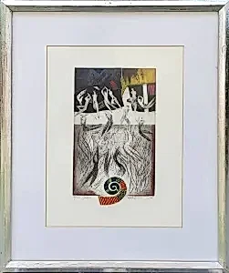 HAYATİ MİSMAN tarafından 2000 yılında 36x26 cm ölçülerinde Gravür Edisyon 18/100 tekniği ile yapılmıştır.