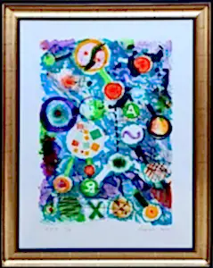 ÖZDEMİR ALTAN tarafından 2001 yılında 90x65 cm ölçülerinde Baskı CTD 3/4 tekniği ile yapılmıştır.