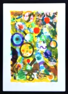 ÖZDEMİR ALTAN tarafından 2001 yılında 90x65 cm ölçülerinde Baskı 23/50 tekniği ile yapılmıştır.