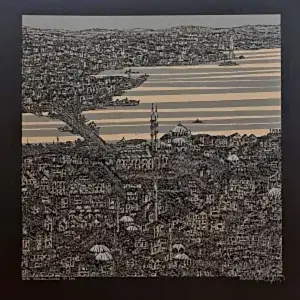 DEVRİM ERBİL tarafından 2014 yılında 70x70 cm ölçülerinde Serigrafi - 38/50 tekniği ile yapılmıştır.