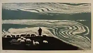 MUAMMER BAKIR tarafından 29x54 cm ölçülerinde Baskı 4//13 tekniği ile yapılmıştır.